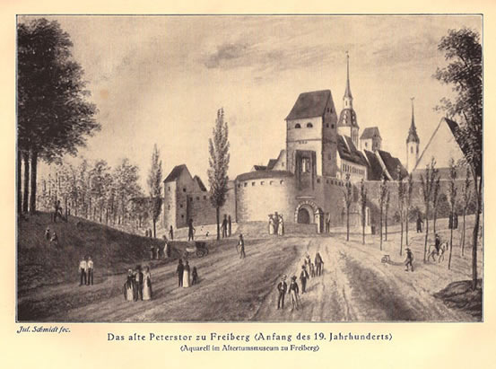 Peterstor Anfang des 19. Jhd.